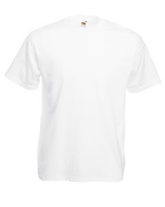 5-pack T-shirts Fruit of the Loom ronde hals wit