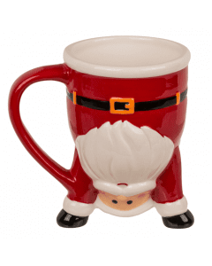 Mok kerstman upside down, 300 ml