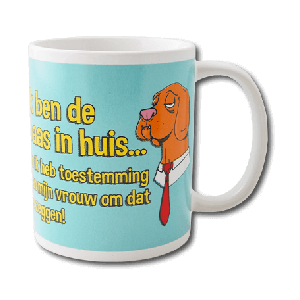 Funny mok Baas in huis