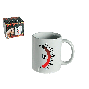 Magische benzinemeter mok