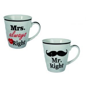 Mr. Right & mrs. Always Right mokken