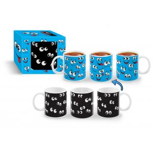 Mokkenset magic mok faces blue/red