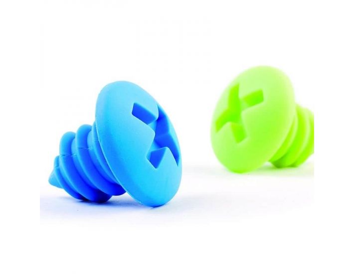 Design bottle screws blauw en groen